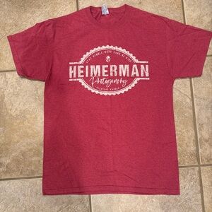 Jerzees Red Graphic Tee